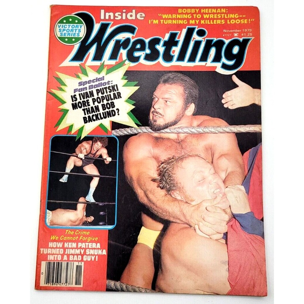 INSIDE WRESTLING NOV 1979 BOBBY HEENAN KEN PATERA IVAN‎ PUTSKI BOB BACKLUND